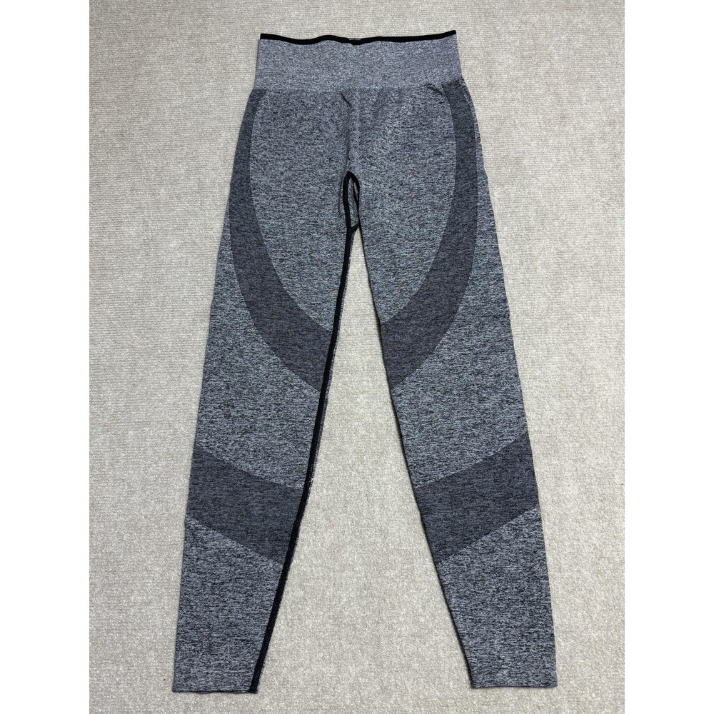 Victoria's Secret Pink Leggings Womens Small Gray Seamless High Waist Yoga Gym